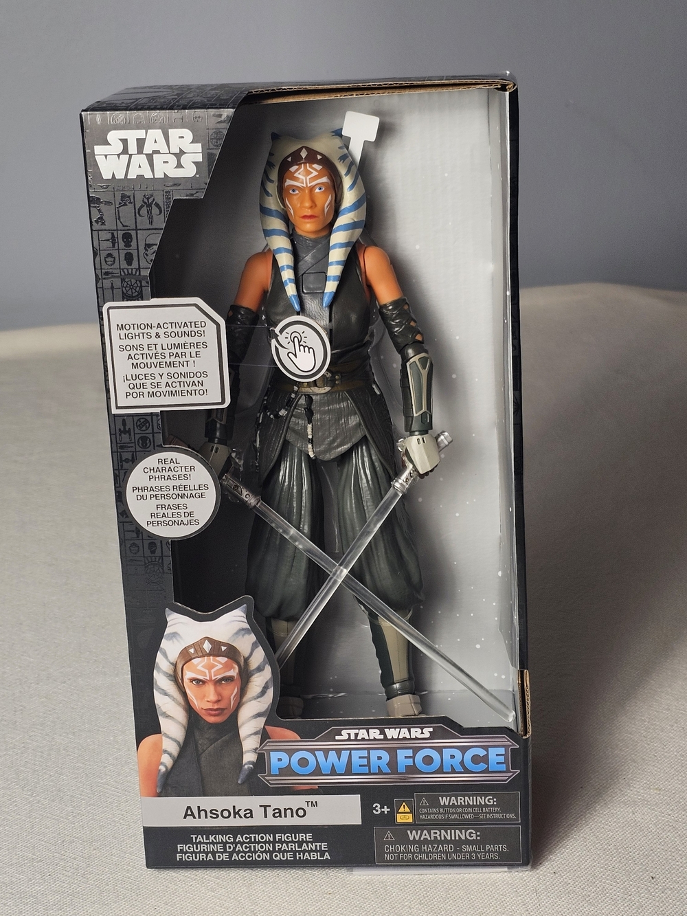 Star Wars Power Force Ahsoka Tano Talking Action Figure NWT